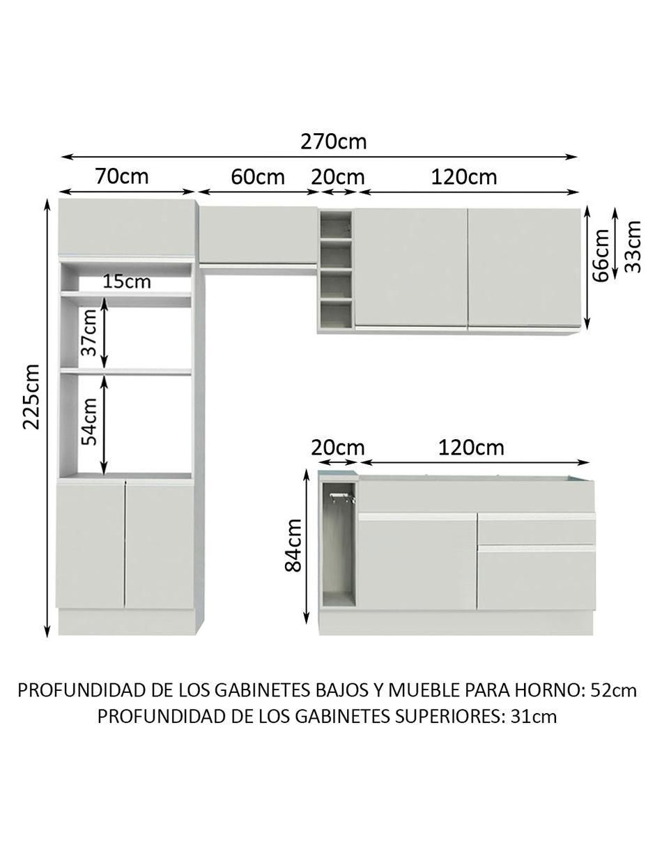 Cocina integral Jade Glamy 11
