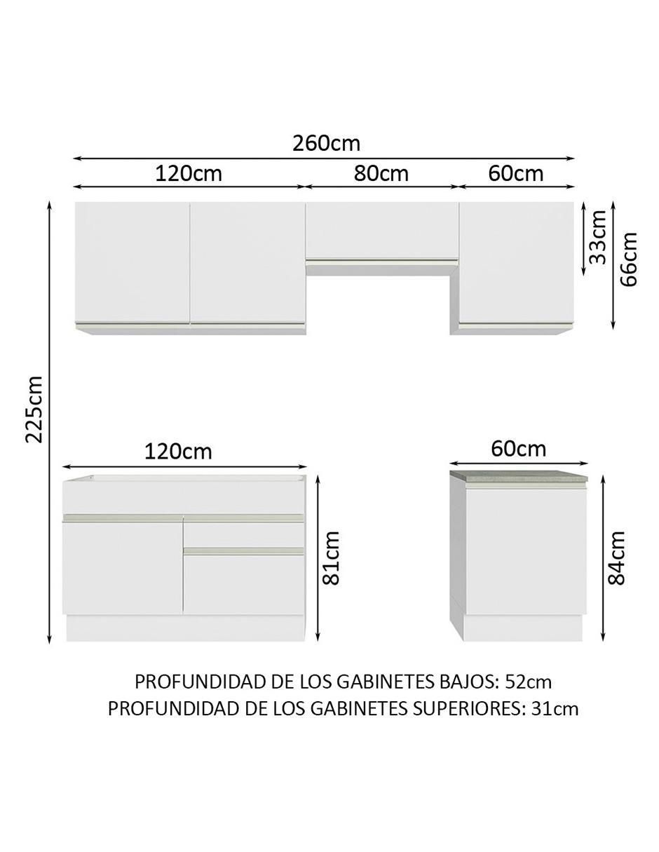 Cocina integral Glamy 11