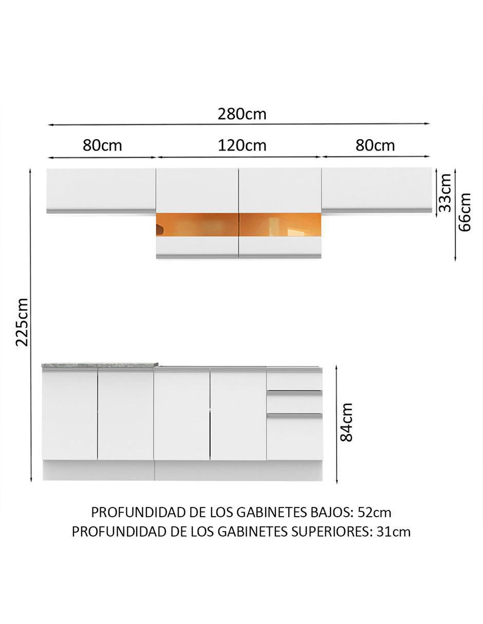 Cocina integral Mariana Glamy 9