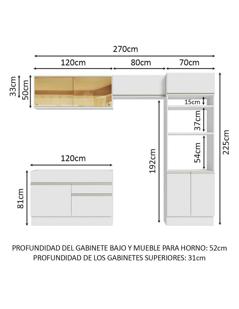 Cocina integral Glamy 9