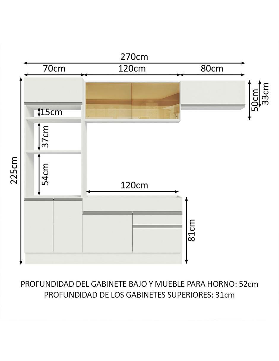 Cocina integral Glamy 9
