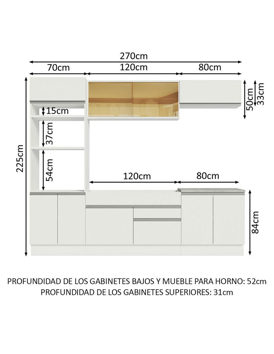 Cocina integral Glamy 10