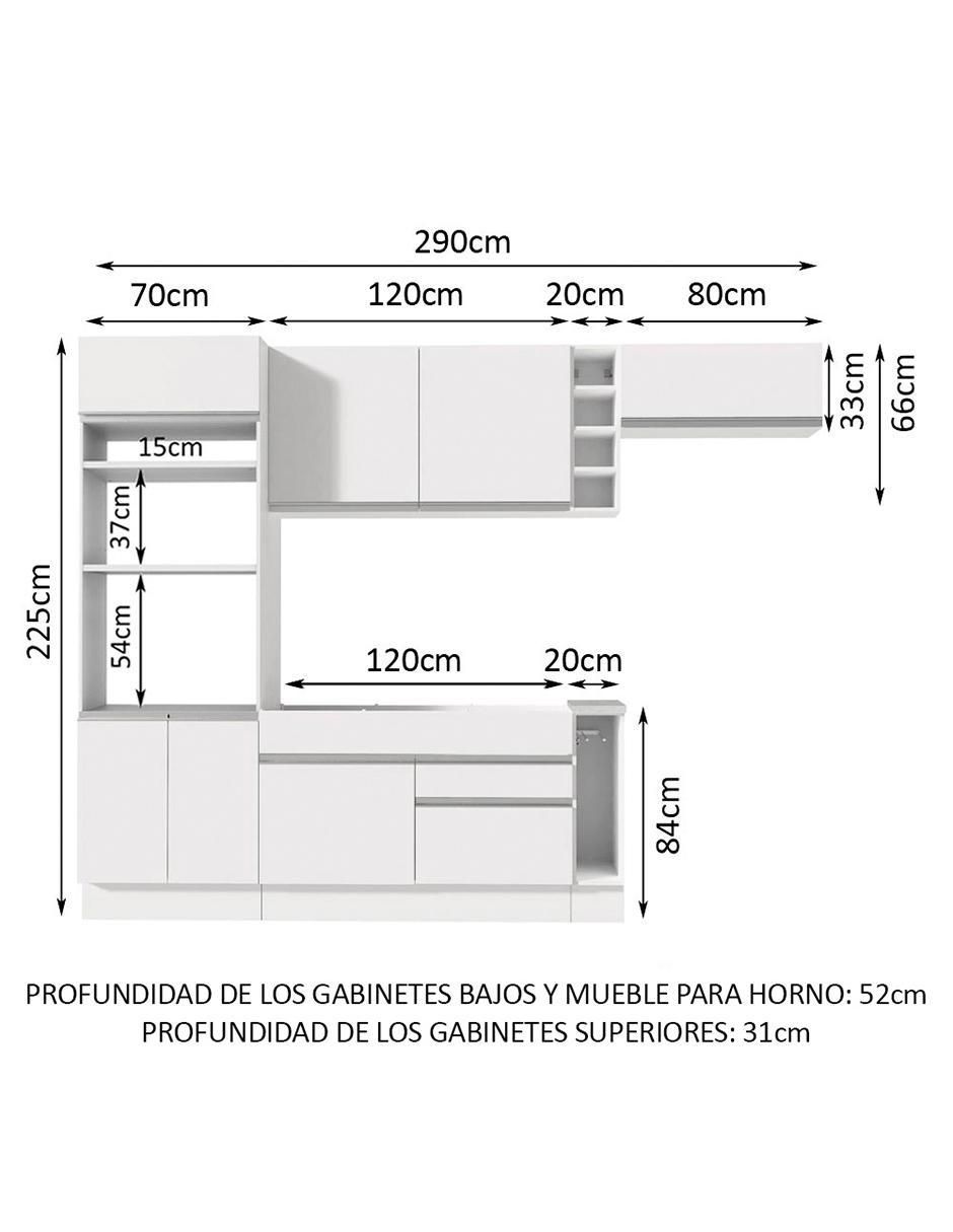 Cocina integral Safira Glamy 10