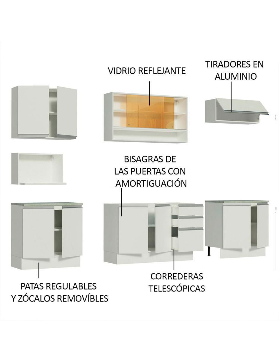 Cocina integral Genova Glamy 6