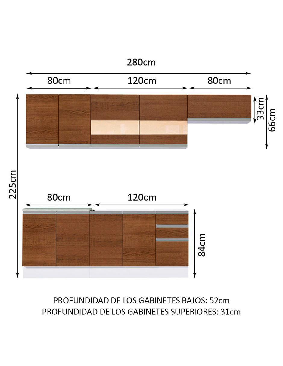 Cocina integral Glamy 10