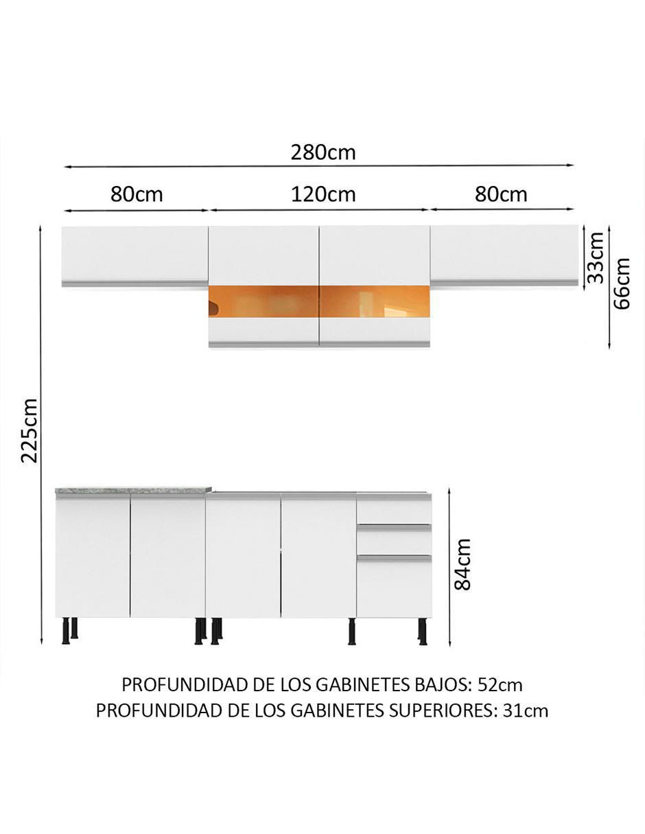 Cocina integral Glamy 10