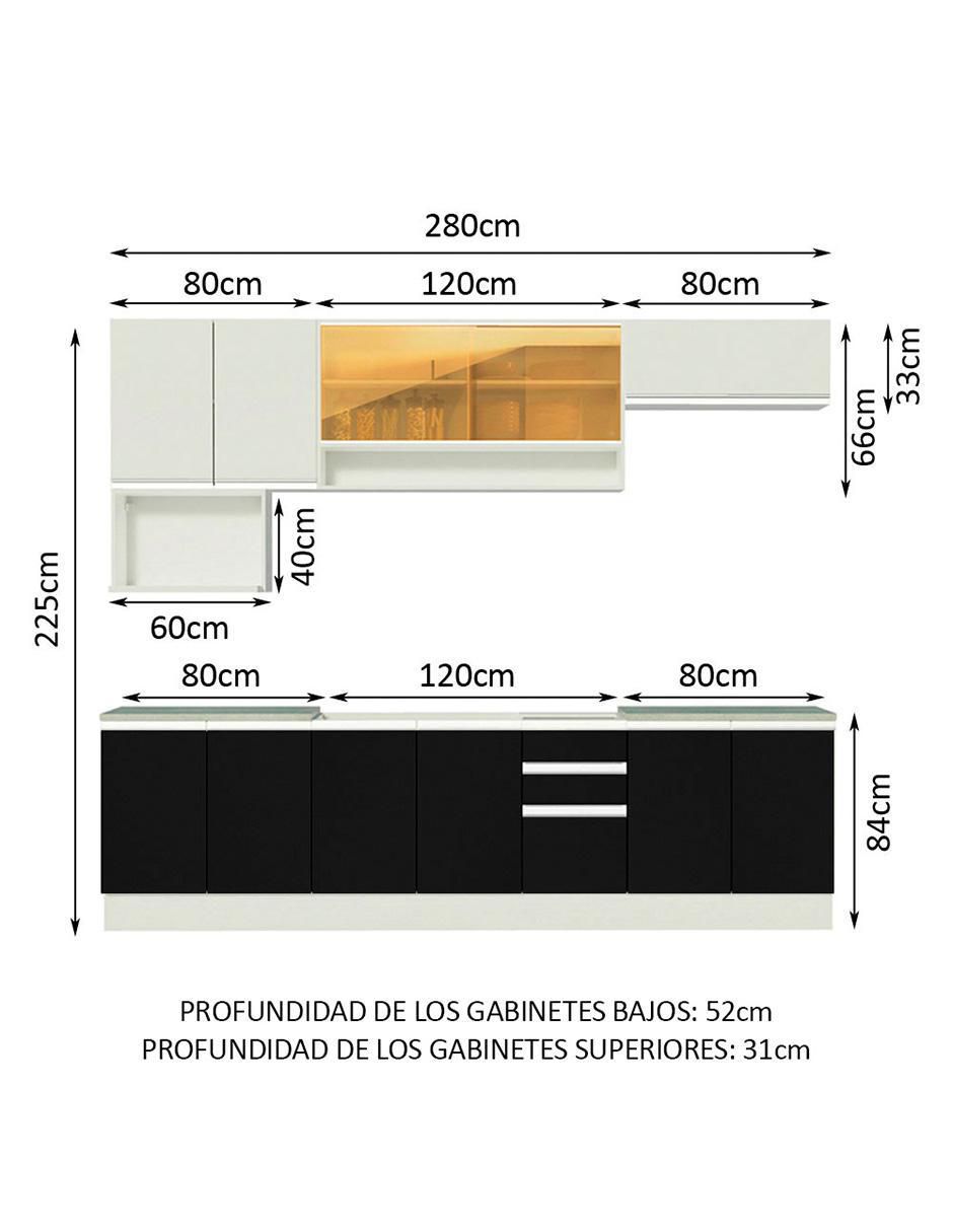 Cocina integral Genova Glamy 12