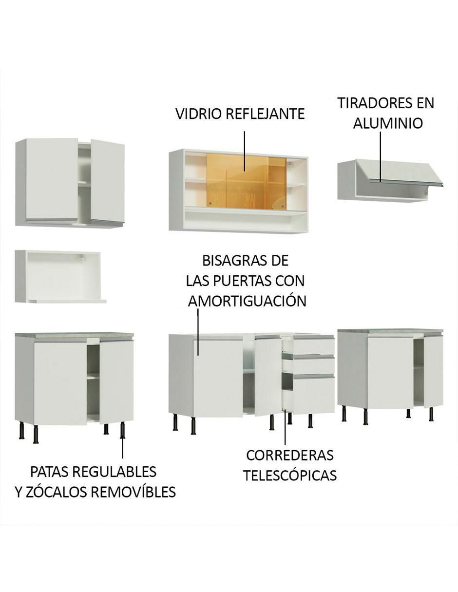 Cocina integral Genova Glamy 5