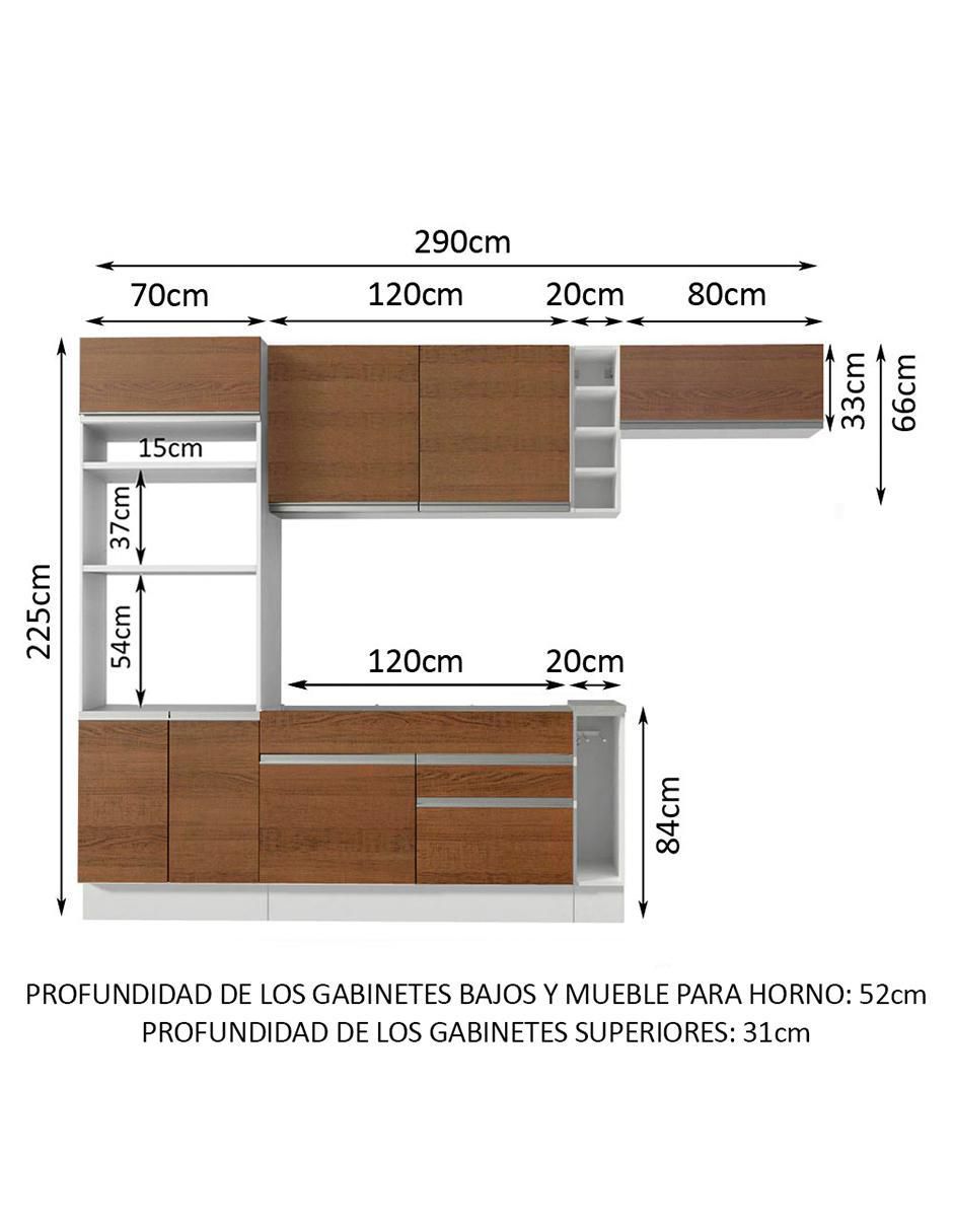 Cocina integral Safira Glamy 10