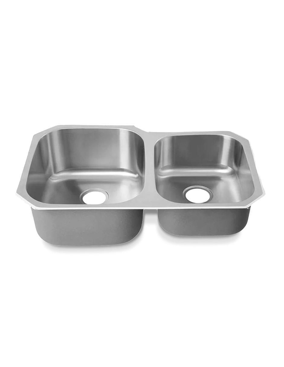 Tarja doble tina de acero inoxidable 80x48 Tarja doble tina de acero inoxidable 80x48