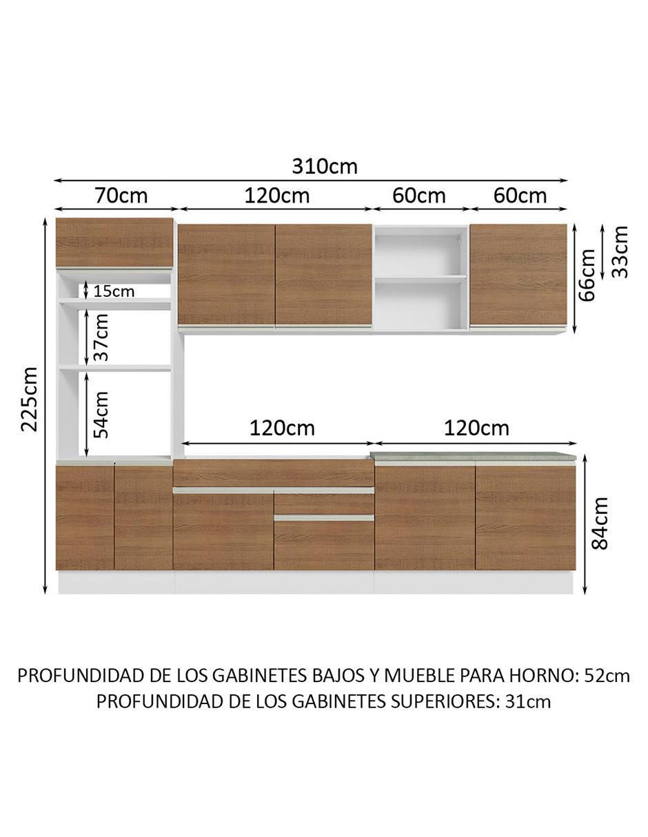 Cocina integral Glamy 11