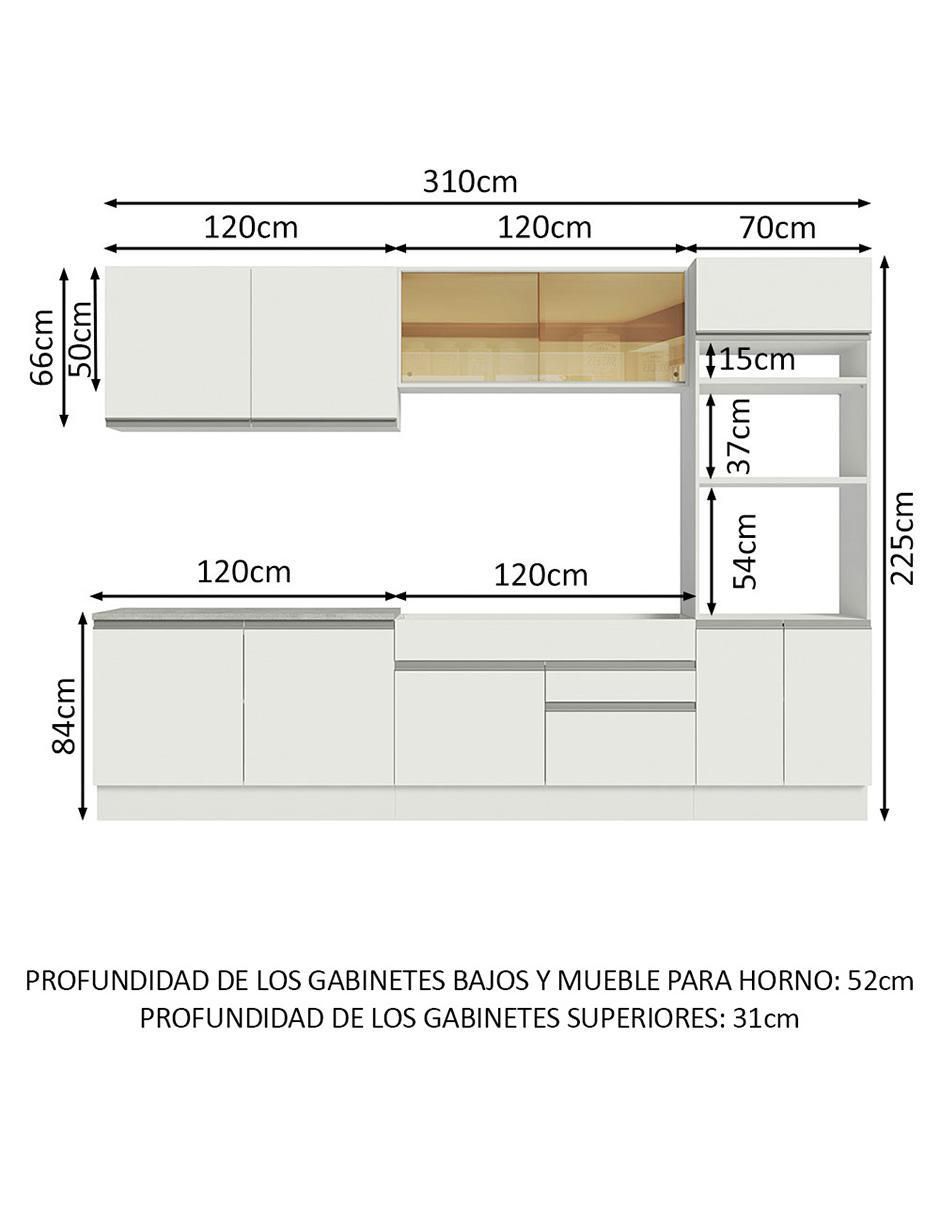 Cocina integral Glamy 9