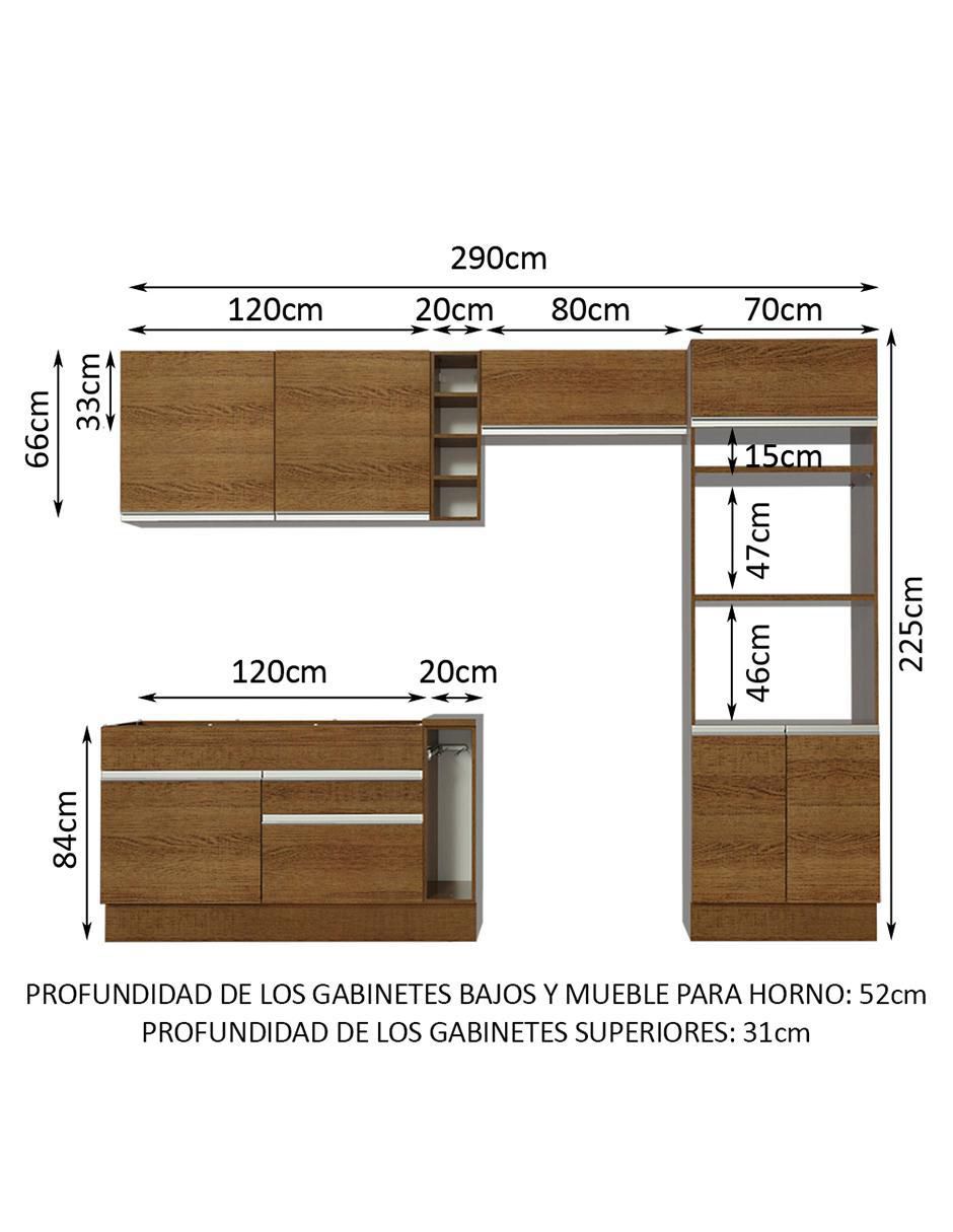 Cocina integral Glamy 12