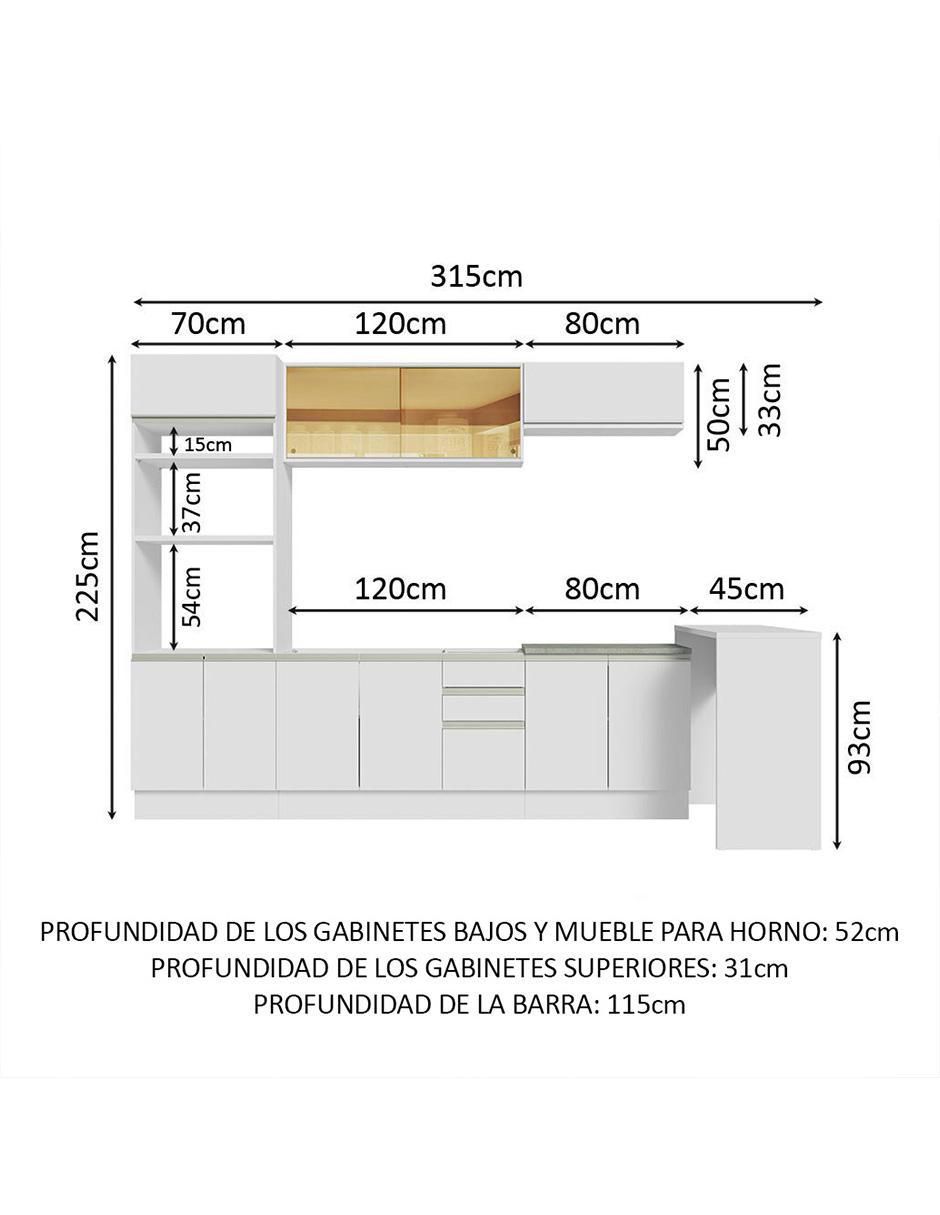 Cocina integral Glamy 10