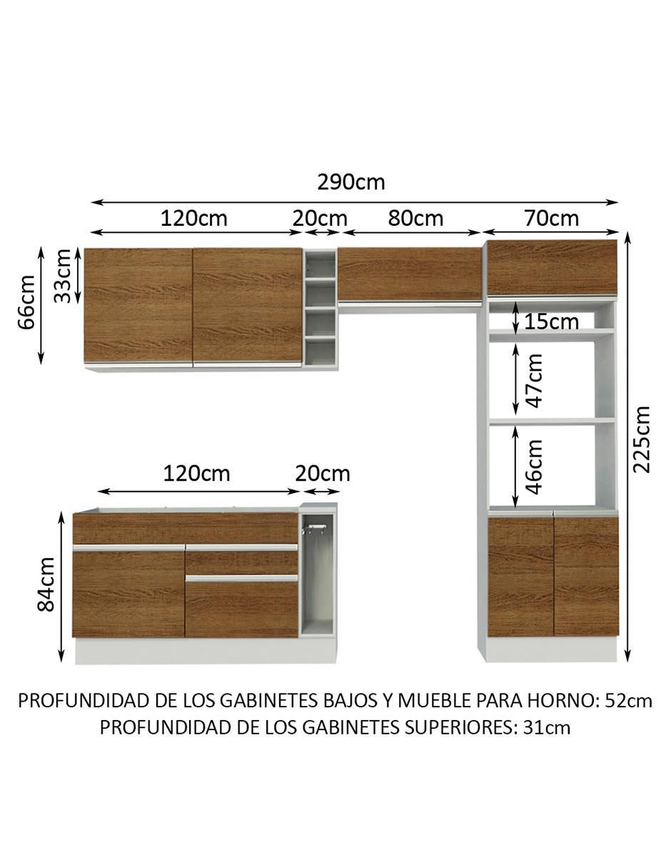 Cocina integral Glamy 10