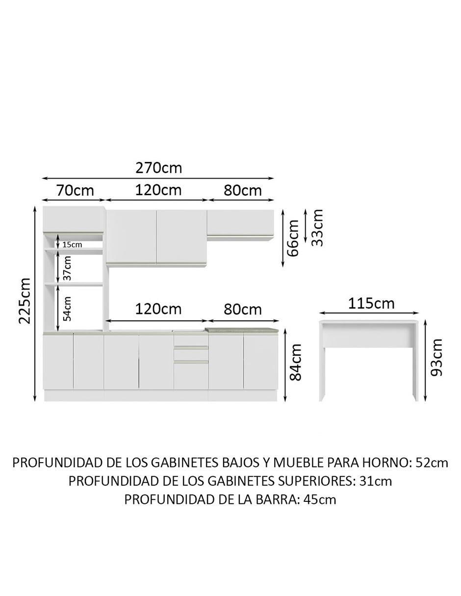 Cocina integral Glamy 10