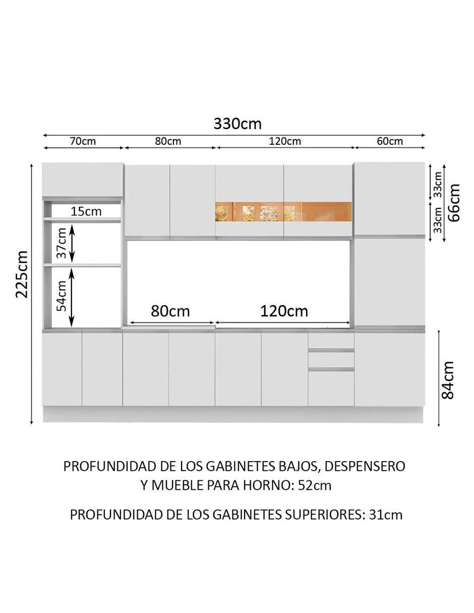 Cocina integral Olimpia Glamy 10