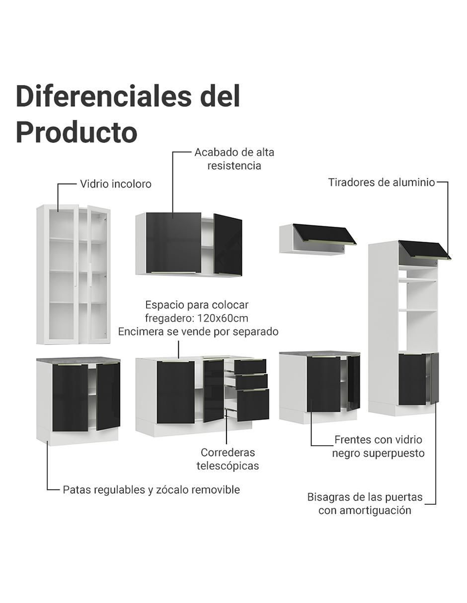Cocina integral Lux 9
