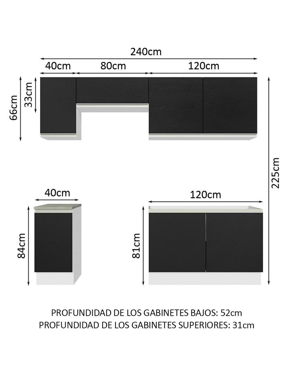 Cocina integral Glamy 10