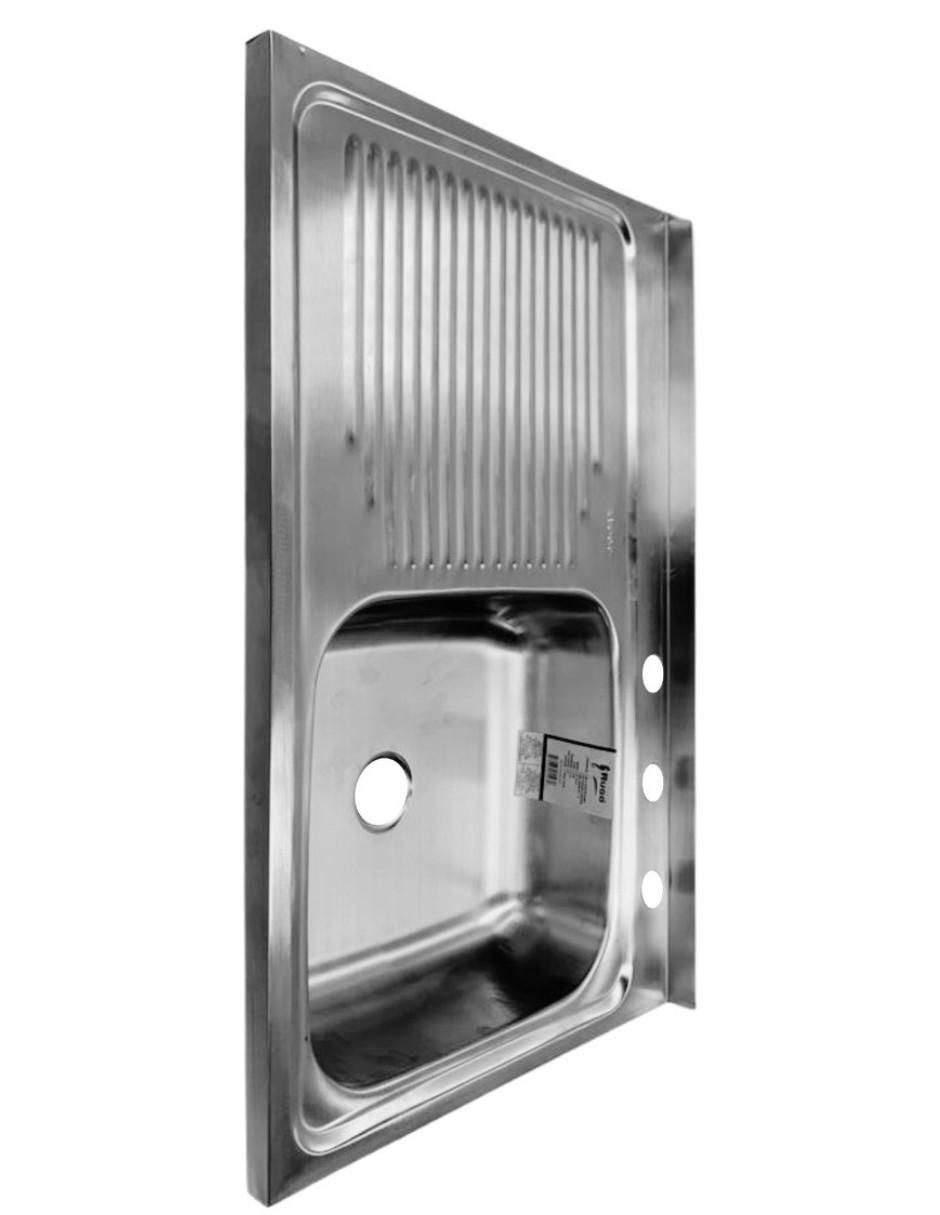 Tarja de acero inoxidable con escurridor izquierdo 9-EIR 3