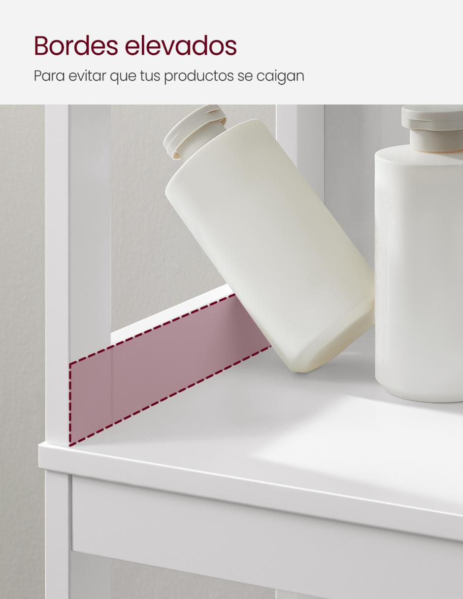 Torre de baño Sofie de MDF armable 2