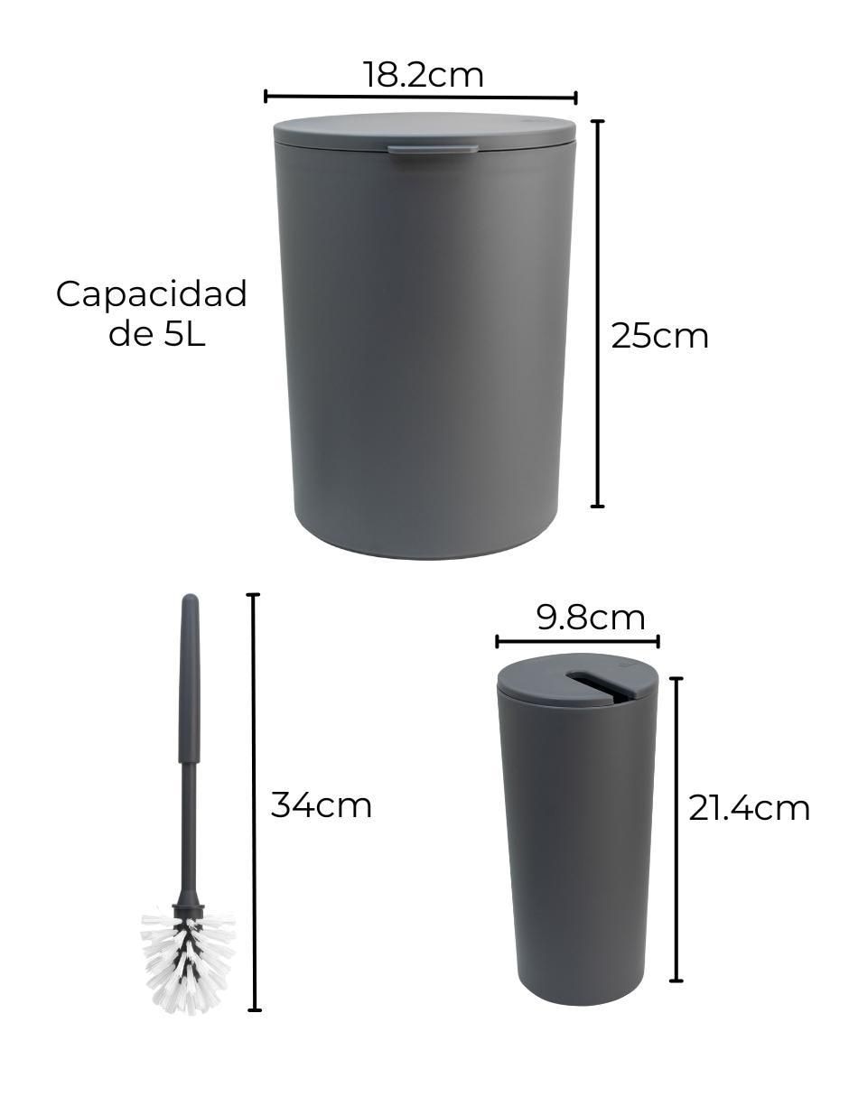Juego de accesorios para baño 3 piezas 8