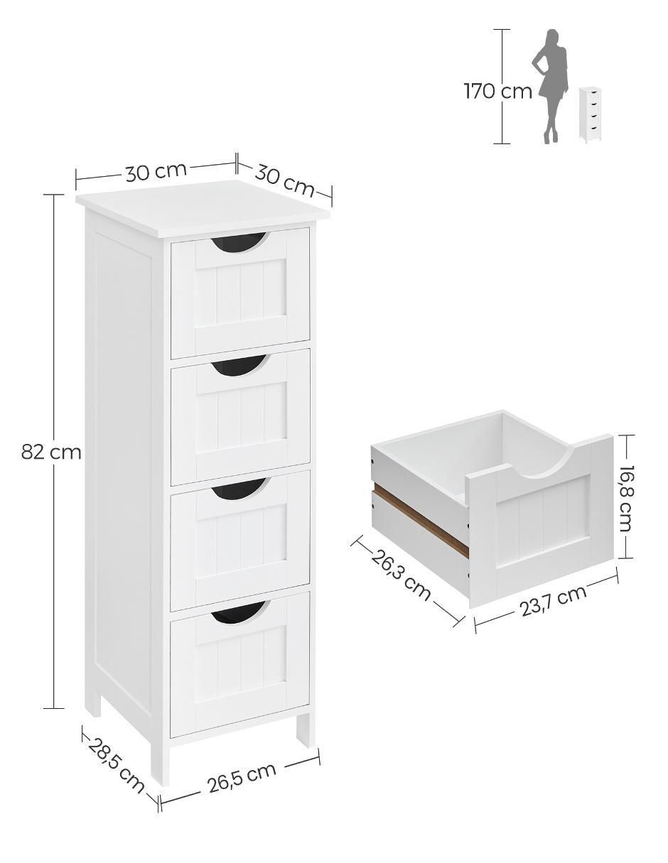 Torre de baño Sofie de MDF 4
