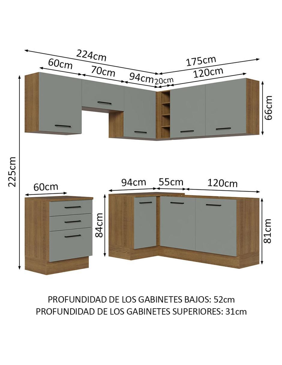Cocina integral Ágata 10