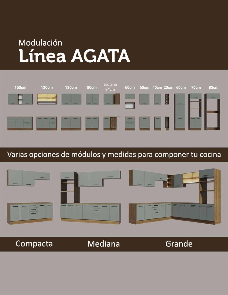 Cocina integral Ágata 8