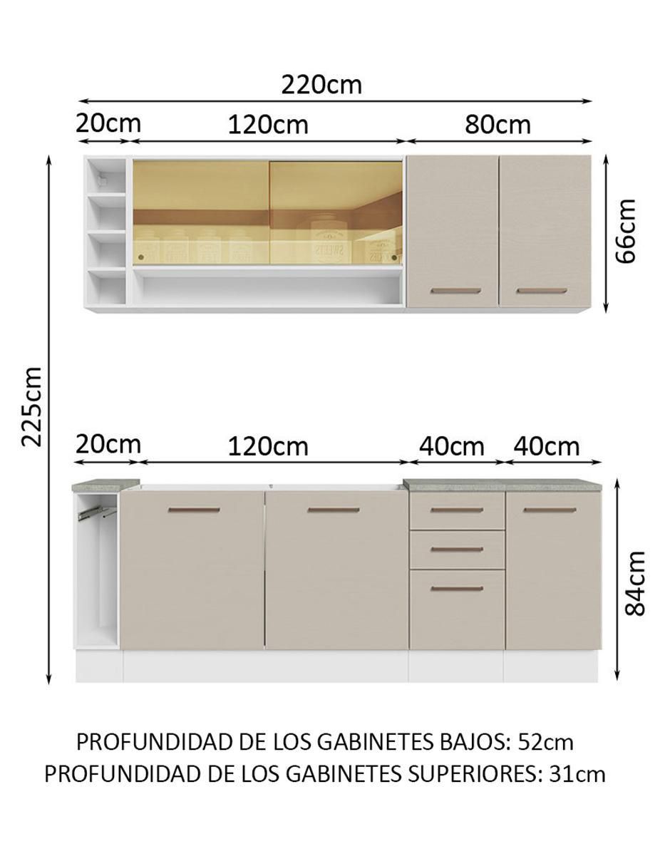 Cocina integral Ágata 10