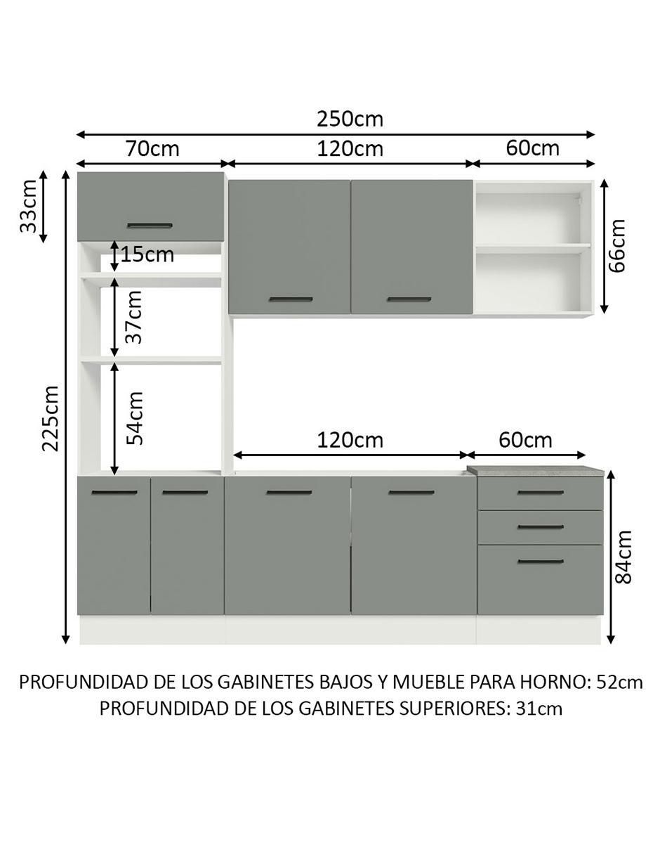 Cocina integral Ágata 12