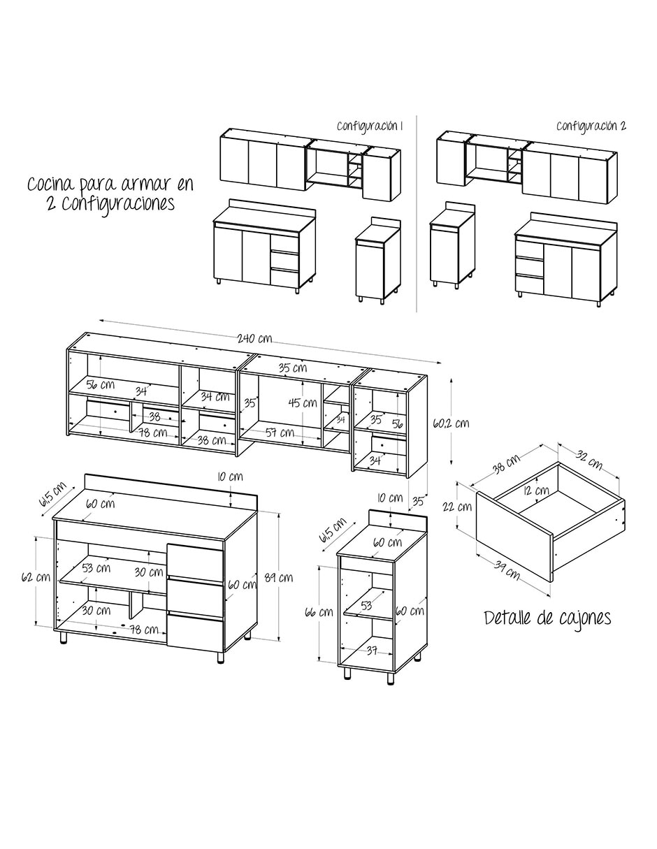 Cocina integral Isabella 21