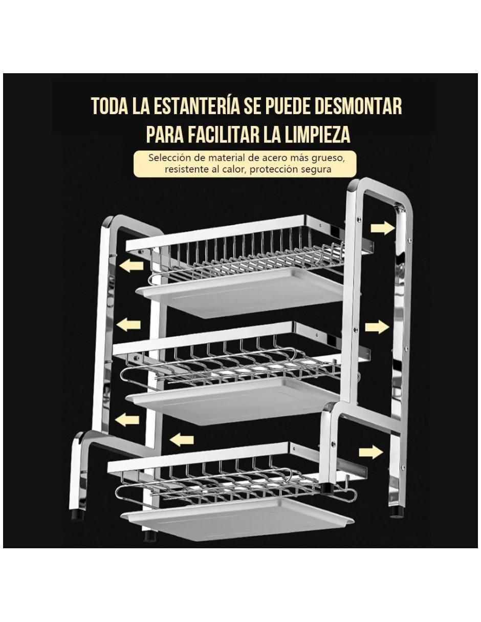 Escurridor de trastes/biberones de acero inoxidable 3