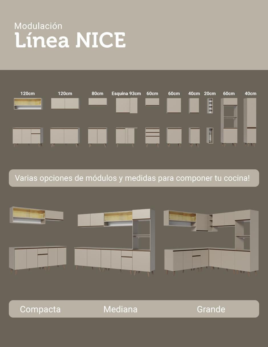 Cocina integral Nice 12
