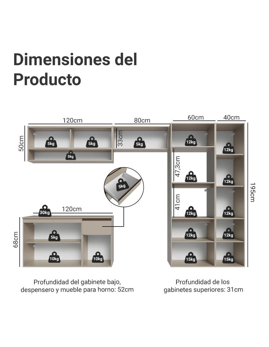 Cocina integral Nice 11
