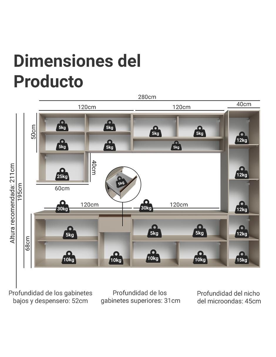 Cocina integral Nice 11