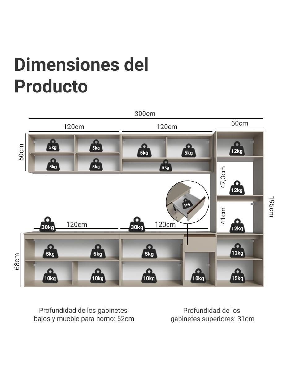 Cocina integral Nice 11