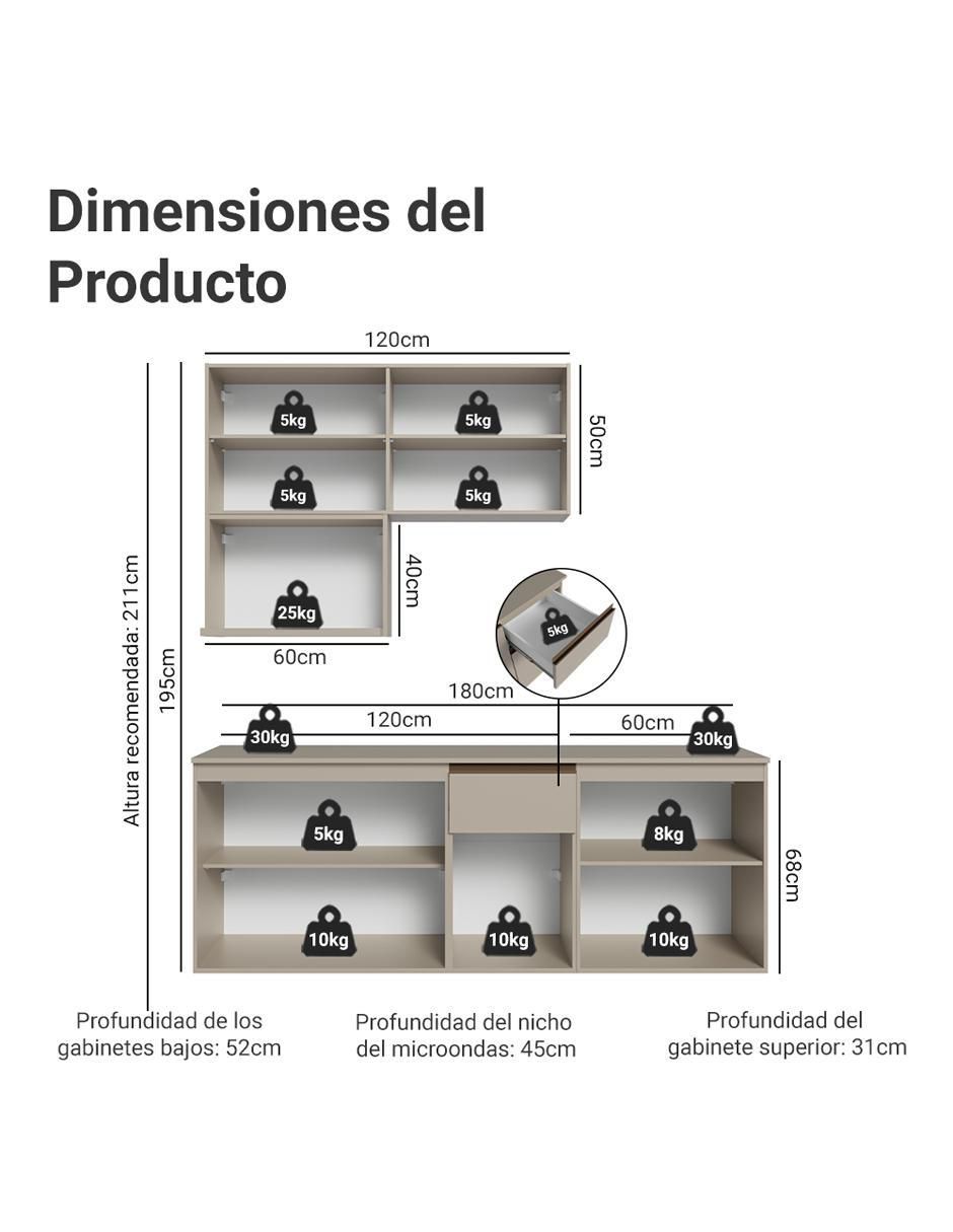 Cocina integral Nice 11