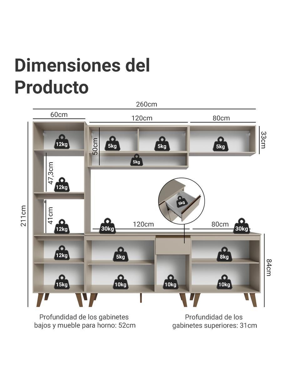 Cocina integral Nice 12